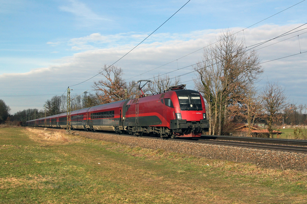 1116 230 mit einem Rj am 07.03.2013 bei Happing.