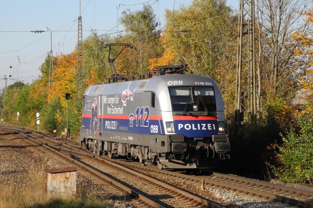 1116 250 `Polizei´ am 14.10.11 in Daglfing