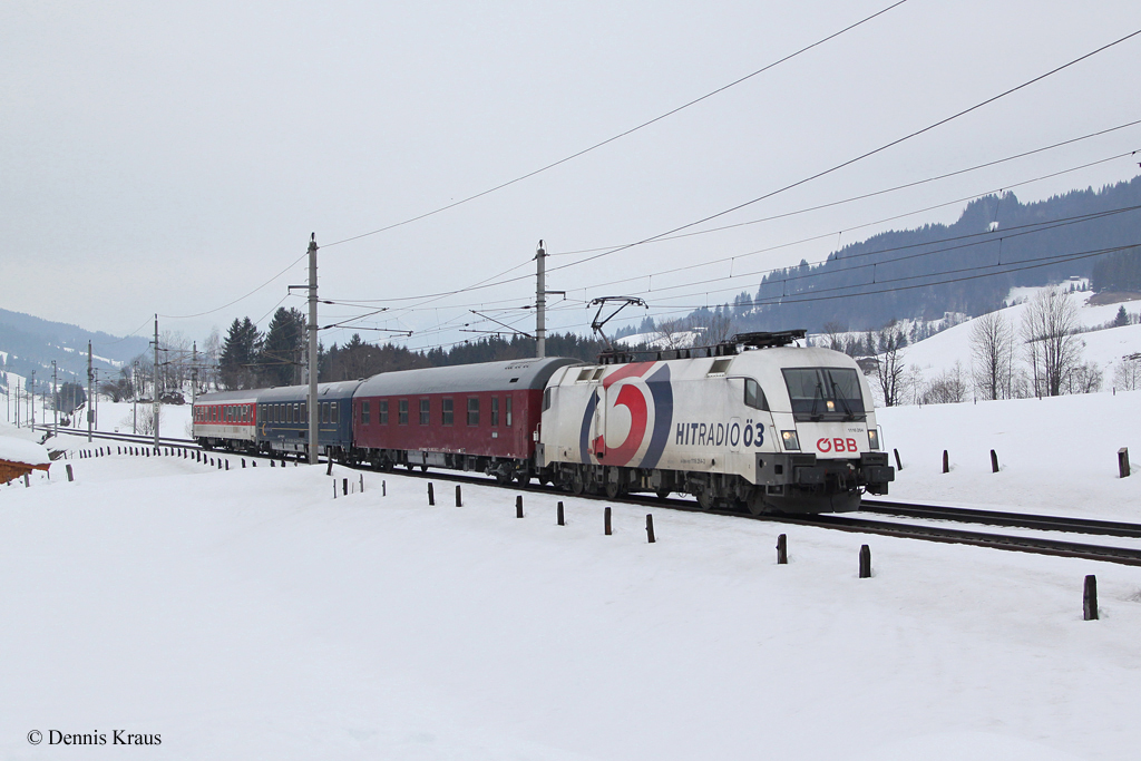 1116 264 mit DRV 13811 am 02.03.2013 bei Fieberbrunn.