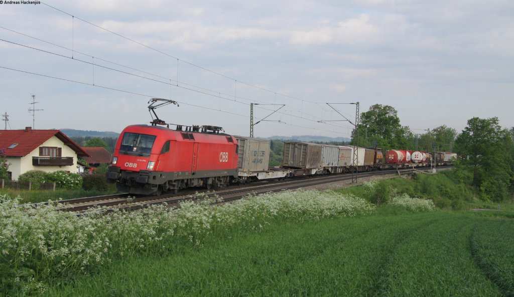 1116 270 mit einem KV Zug bei Weiching 18.5.13