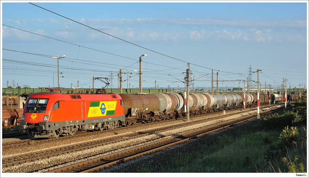 1116.063 mit einem Kesselzug; Wien/ZvBf, 28.8.2011
