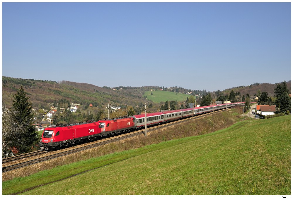 1116.116 & eine weitere 1x16 mit dem OEC568; Eichgraben, 17.4.2010.