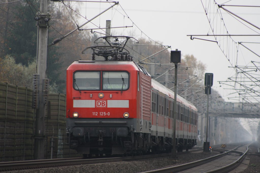 112 125 mit einem RE von Hannover nach Wolfsburg kurz vor Gifhorn