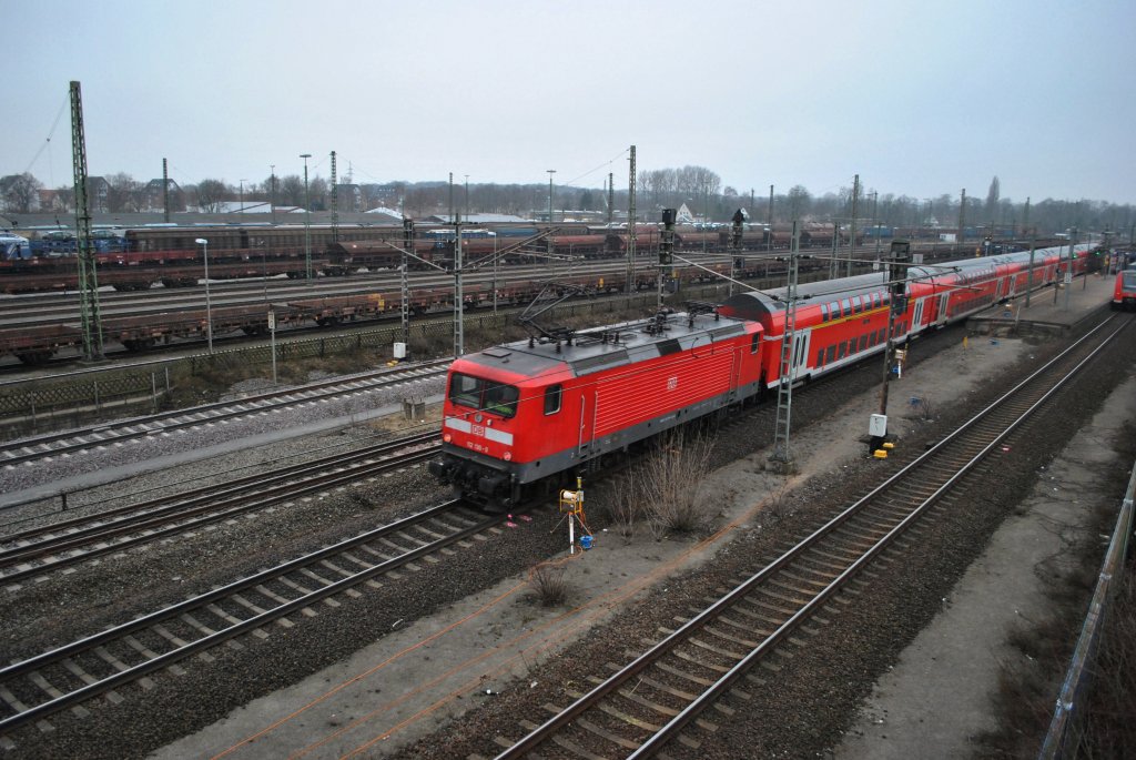 112 130-0, durchf�hrt Seelze, am 31.01.2011 in Richtung Wunstdorf.