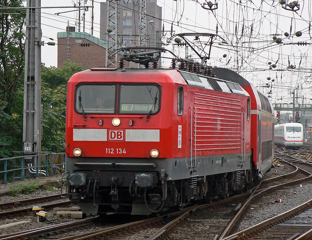 112 134 in Kln Hbf am 10.9.09