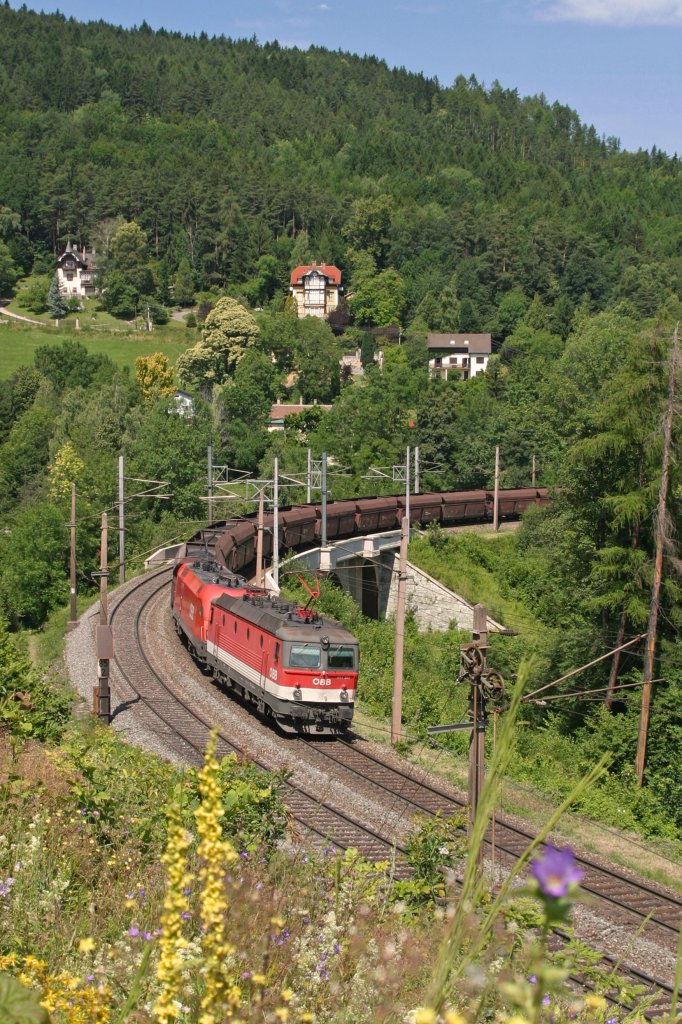 1144.254+1116 befahren mit GAG-47041 den Kbgraben-Viadukt am 3.7.13.