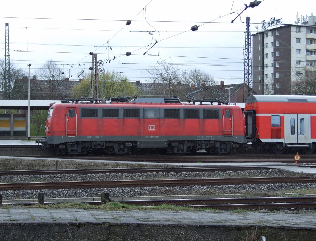 115 278 mit Schadpbz in Duisburg Hbf