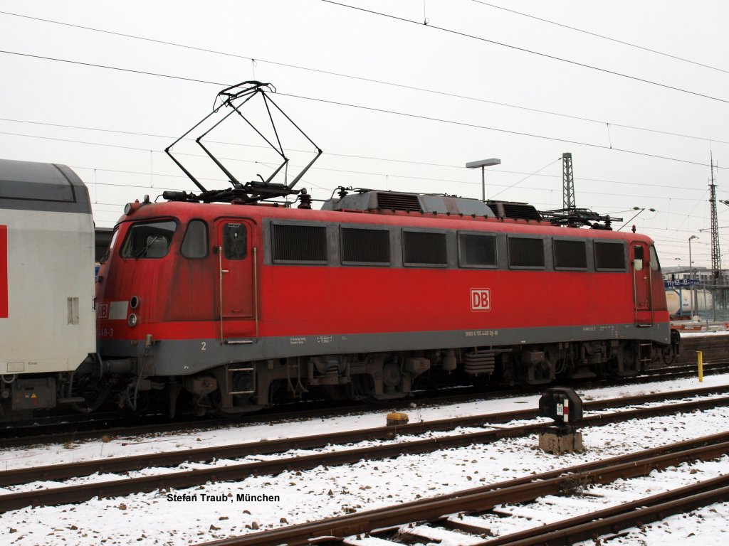 115 448-3 am 09.12.2012 Mnchen Ostbahnhof