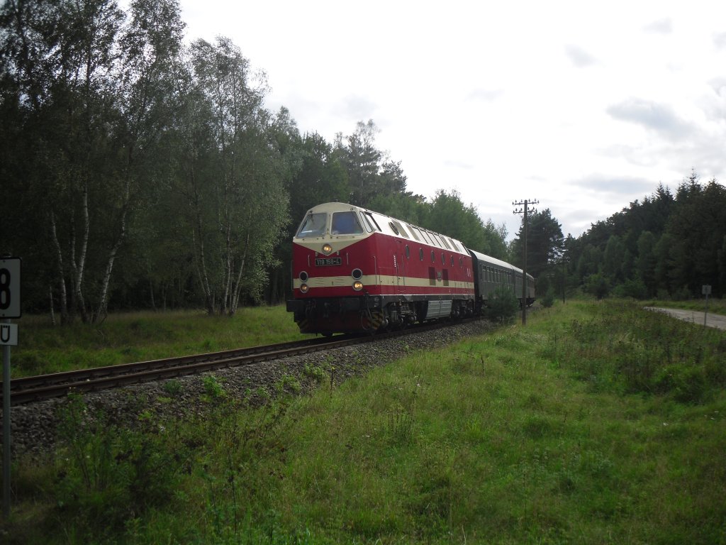119 158 auf den Weg nach Krakau am See am 18.9.2010