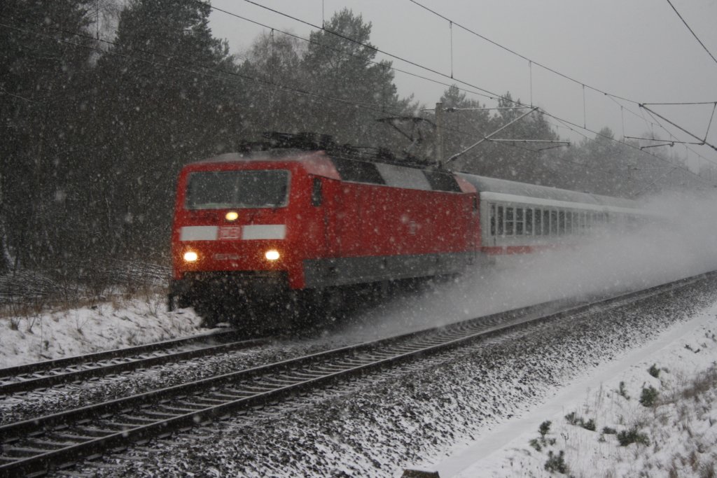 120 132 mit einem IC in Gifhorn am 18.12.2009