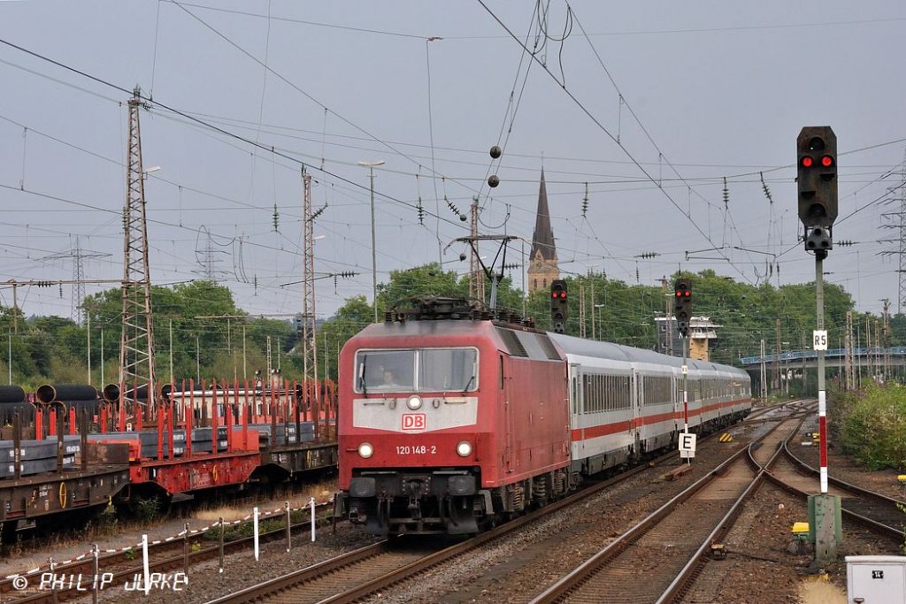120 148-2 mit dem IC 2150 nach Dsseldorf