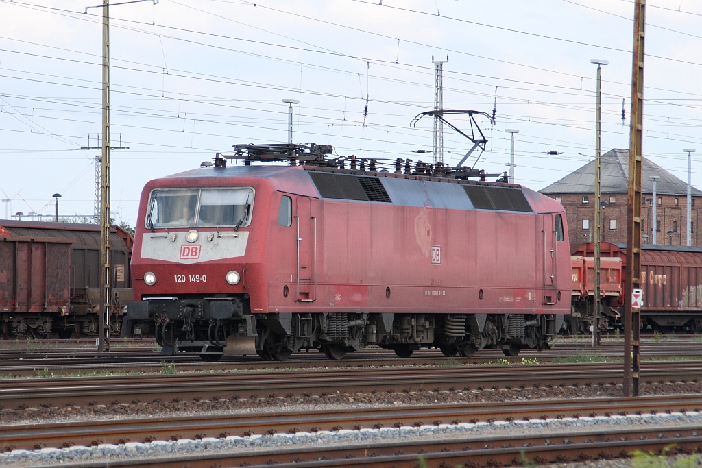 120 149 rangiert in Angerm�nde am 18.08.2010