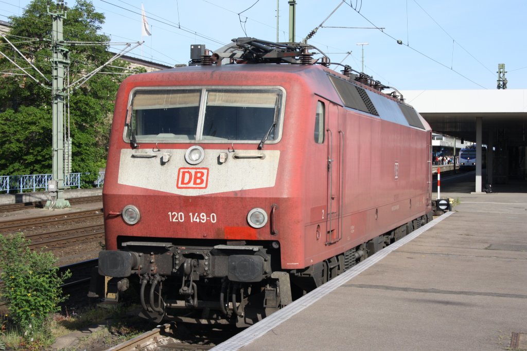 120 149 stand am 29.05.2010 abgestellt in Hannover HBF