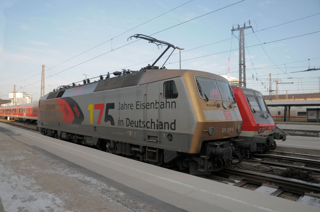 120 159 am 23.01.11 in Mnchen Hbf (schon verblffend, die hnlichtkeit zu einem Wittenberger)