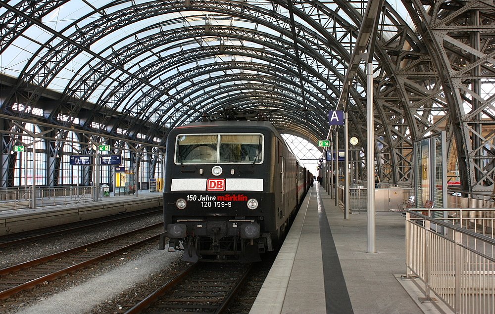 120 159 traf ich ende Oktober im Dresdner Hauptbahnhof.
