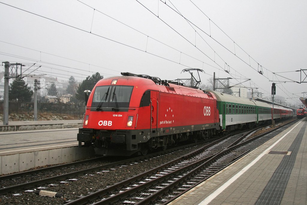 1216 234 mit EC 70 am 05.01.2010 in Wien Meidling.