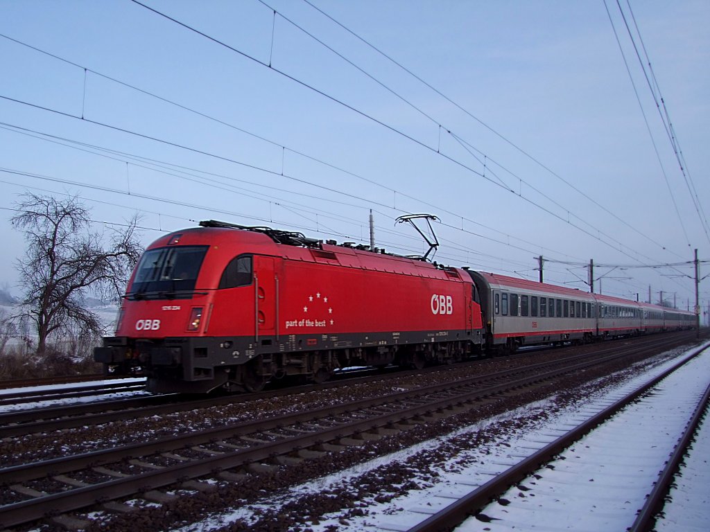 1216 234(part of the best) rast mit OIC746 LICHT FR DIE WELT  bei Redl-Zipf der Mozartstadt entgegen;100107