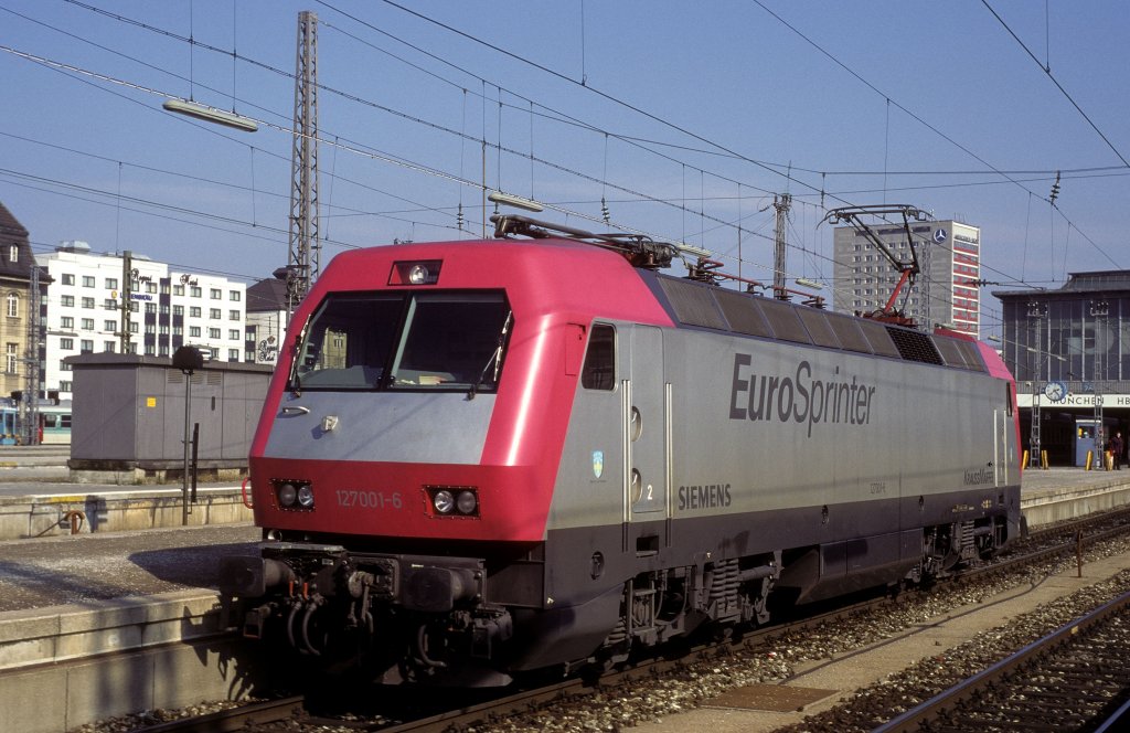 127 001  Mnchen Hbf  12.03.95