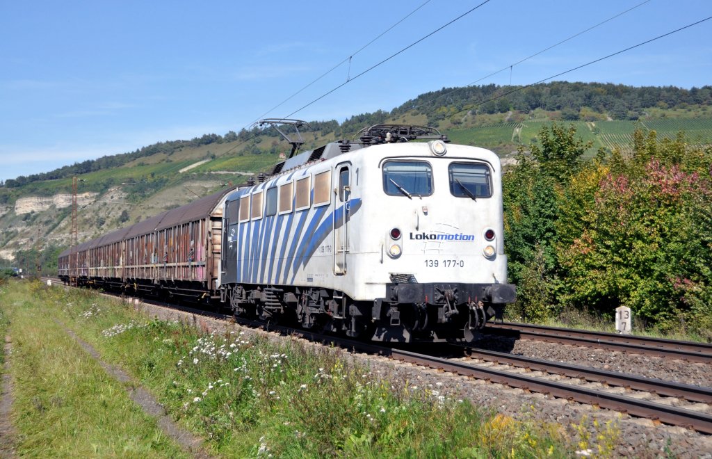 139 177 LOMO mit dem Henkelzug in Th�ngersheim am 21.9.2010