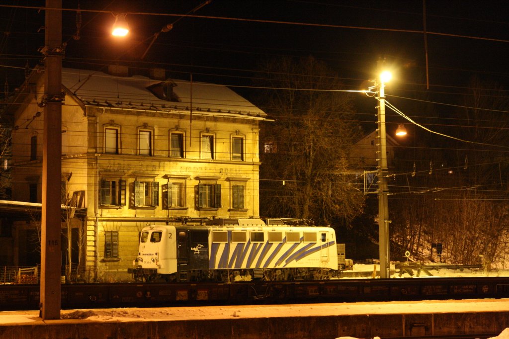 139 260-4 von Lokomotion wartet am 6.1.2011 in Kufstein auf ihren Einsatz.
