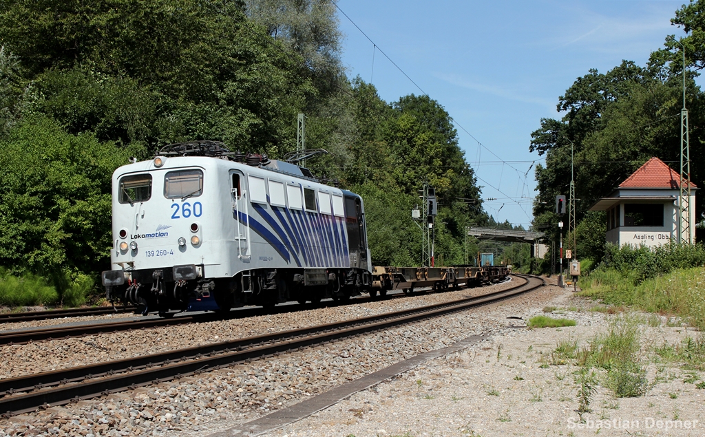 139 260 in Aling am 5.8.13 aus Mnchen zum Brenner