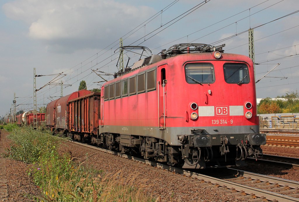 139 314-9 bei Porz(Rhein) am 15.09.2012