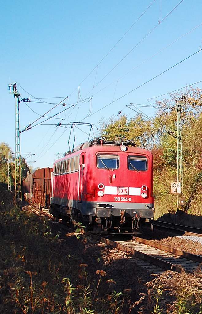 139 554-0 bei Unkel 15.10.2011