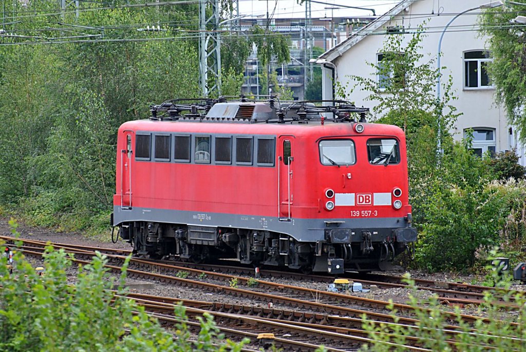 139 557-3 am 19.8.11 kalt abgestellt in Herzogenrath