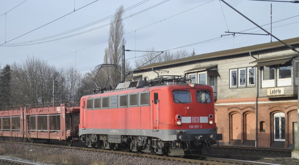 139 557-3 in Lehrte am 22.02.2012.