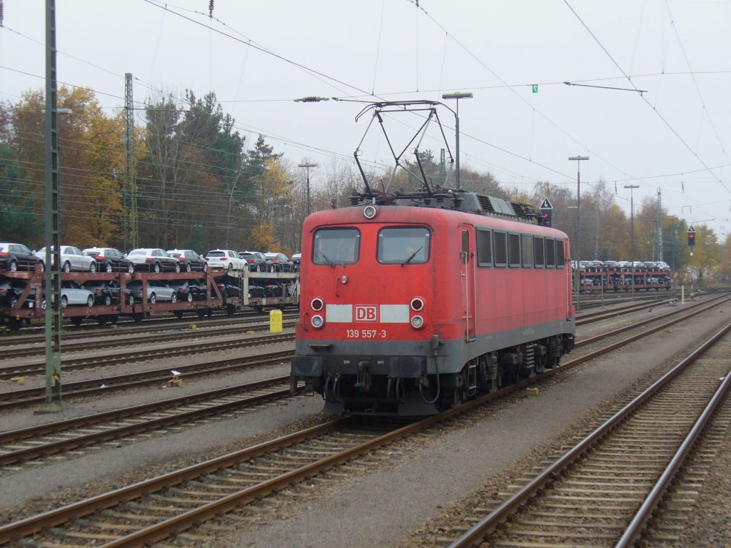 139 557-3 rangiert am 12.10.2011 in Einsiedlerhof