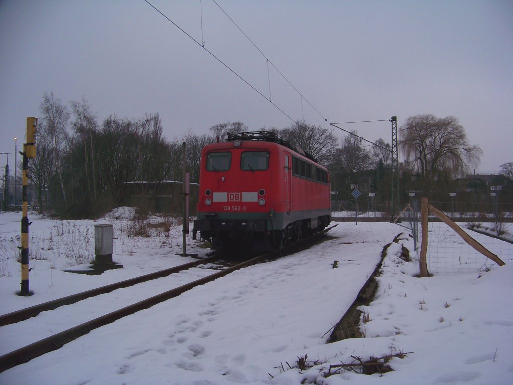 139 562, in Januar 2010 im Ex-BW Lehrte.