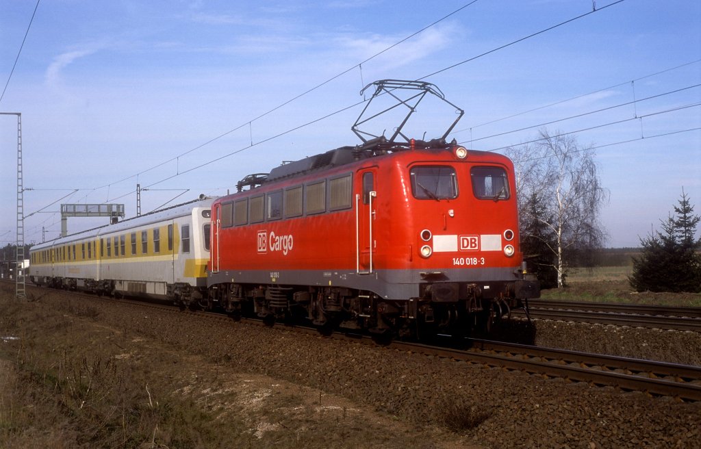 140 018 + 719 101  Graben Neudorf  27.02.01