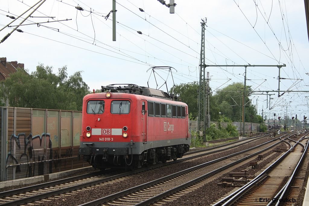 140 018 am 8.6.10 in Hannover Linden.