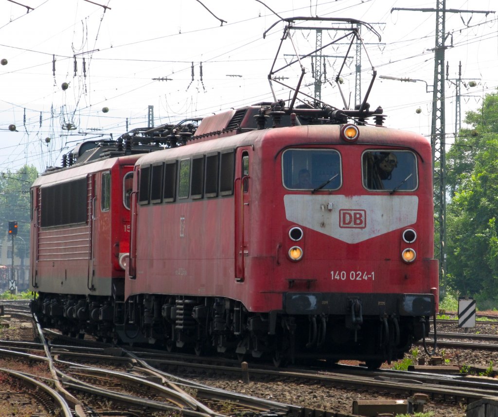 140 024-1 am 21.5.2011 in Koblenz-Ltzel.