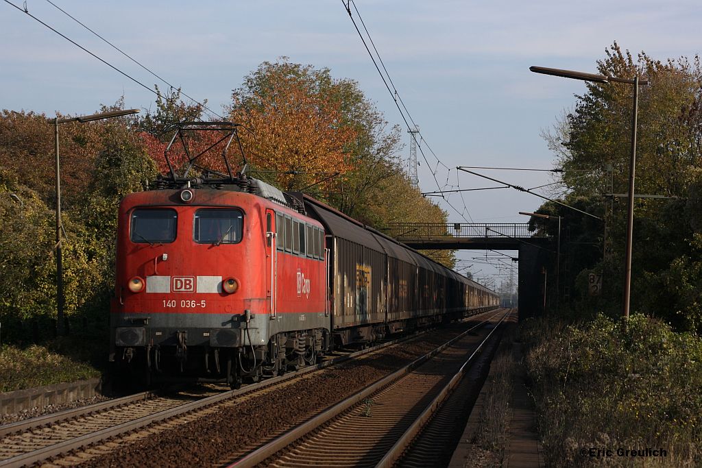 140 036 am 27.10.2011 in Ahlten.