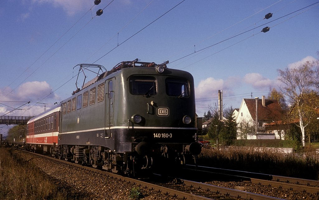 140 160  Ensingen  09.11.89  rollende Landstrae