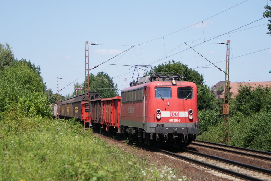 140 261-9 mit gem. Gz in Limmer am 24.06.2009