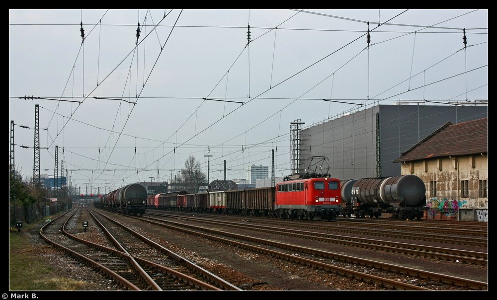 140 536 in Karlsruhe West. Aufgenommen am 15.03.10.