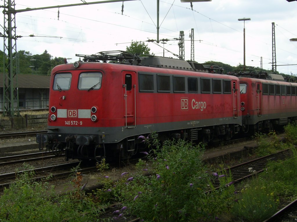 140 572-9 Abgestellt in Aachen West (Fr,1.7.11)