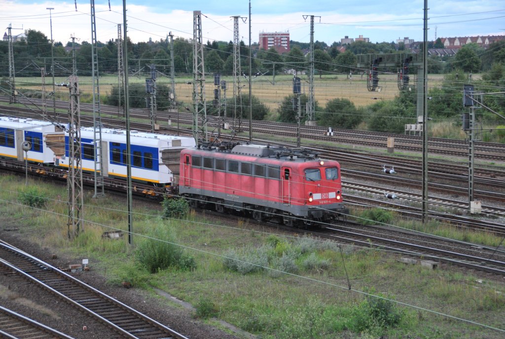 140 621-4,  fhrt am 16.08.2010 durch den Rangierbahnhof Lehrte.