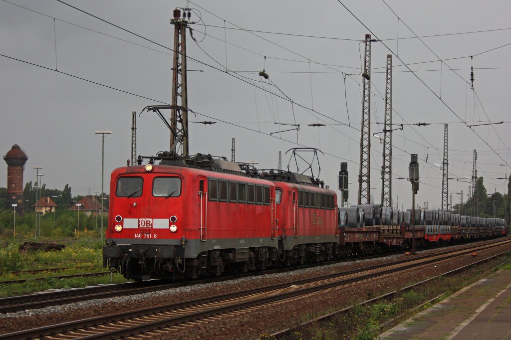 140 761 und 140 810 am 29.8.10 in Duisburg-Bissingheim