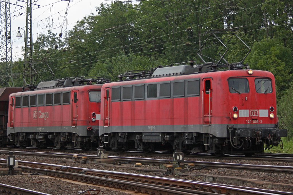 140 805 und 140 xxx am 10.8.10 in Gremberg