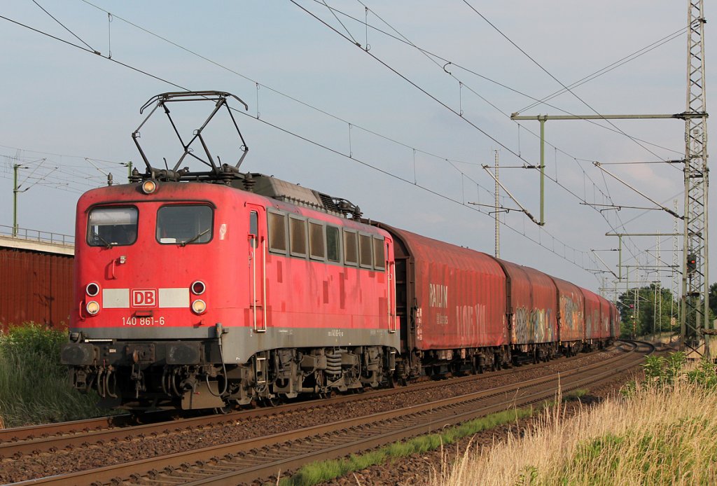 140 861-6 in Porz Wahn am 14.06.2012