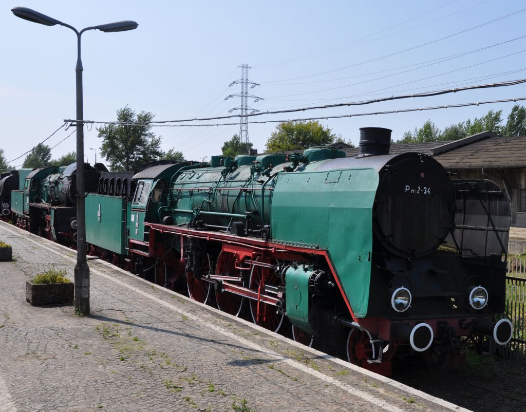 14.08.10 , Pm 2 - 34 (ex 03er ?) im Eisenbahnmuseum Warschau