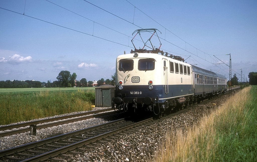 141 383  bei Augsburg Hochzoll  08.07.89