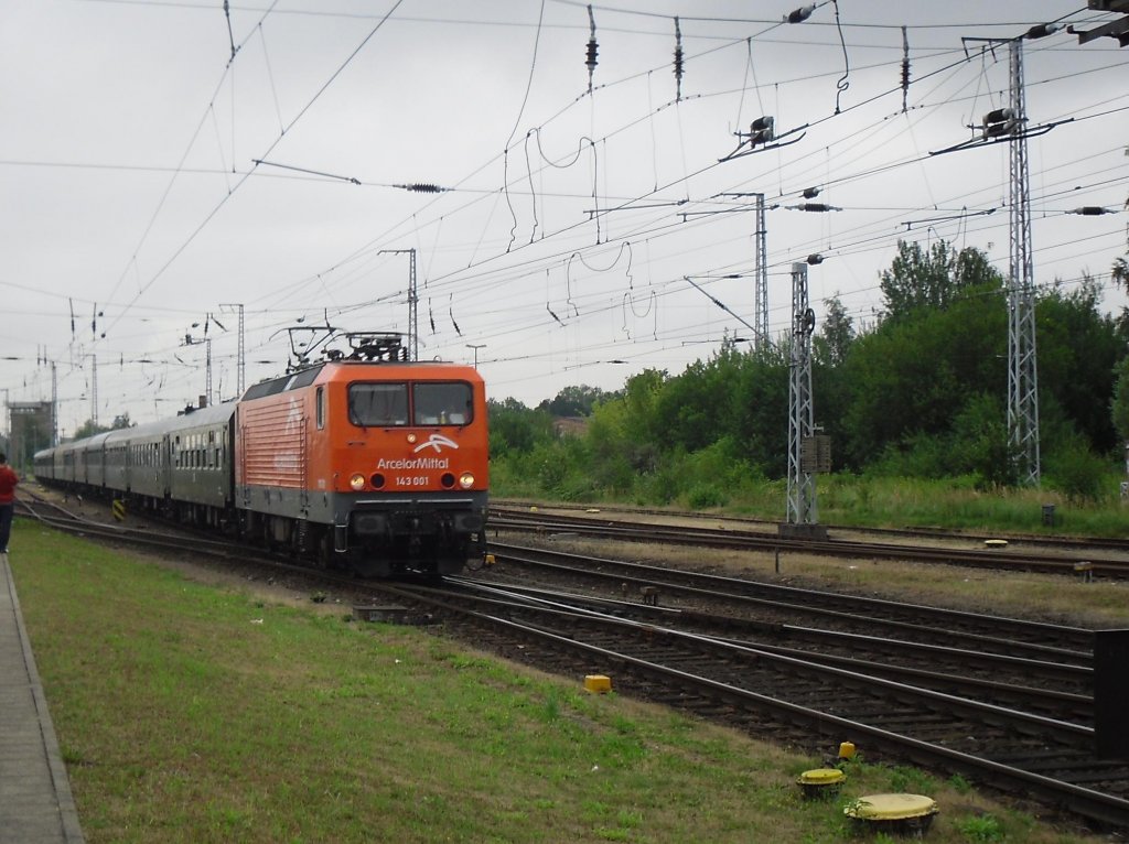 143 001 in Rostock am 8.8.10