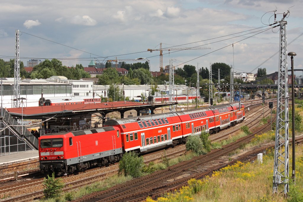 143 072 am 11.8.12 in Berlin Warschauer Strae.