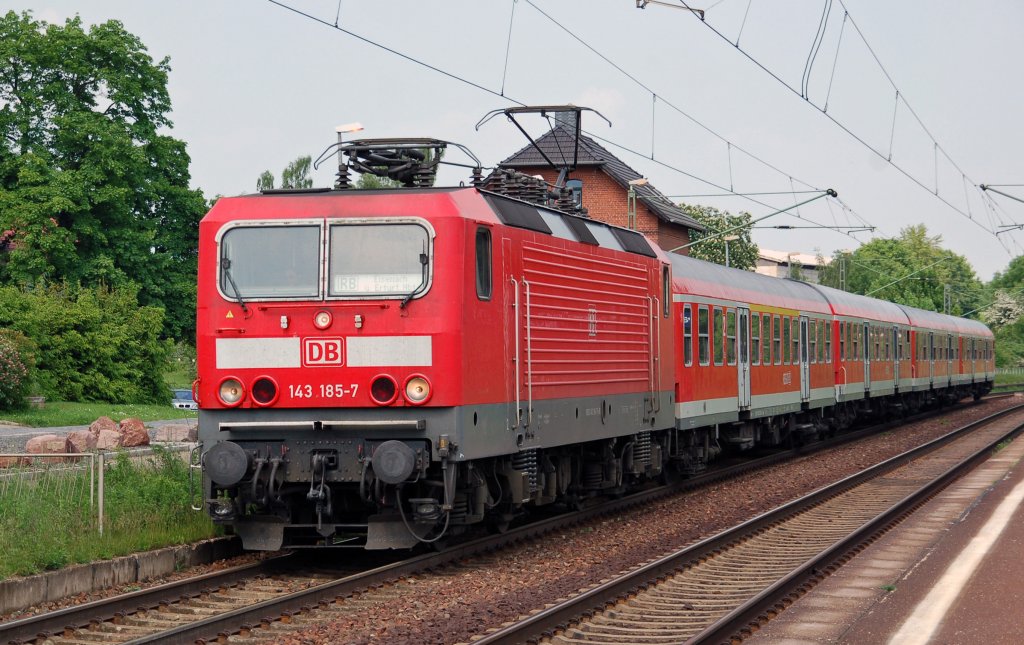 143 185 erreicht am 29.05.10 mit ihrer RB O�mannstedt. 