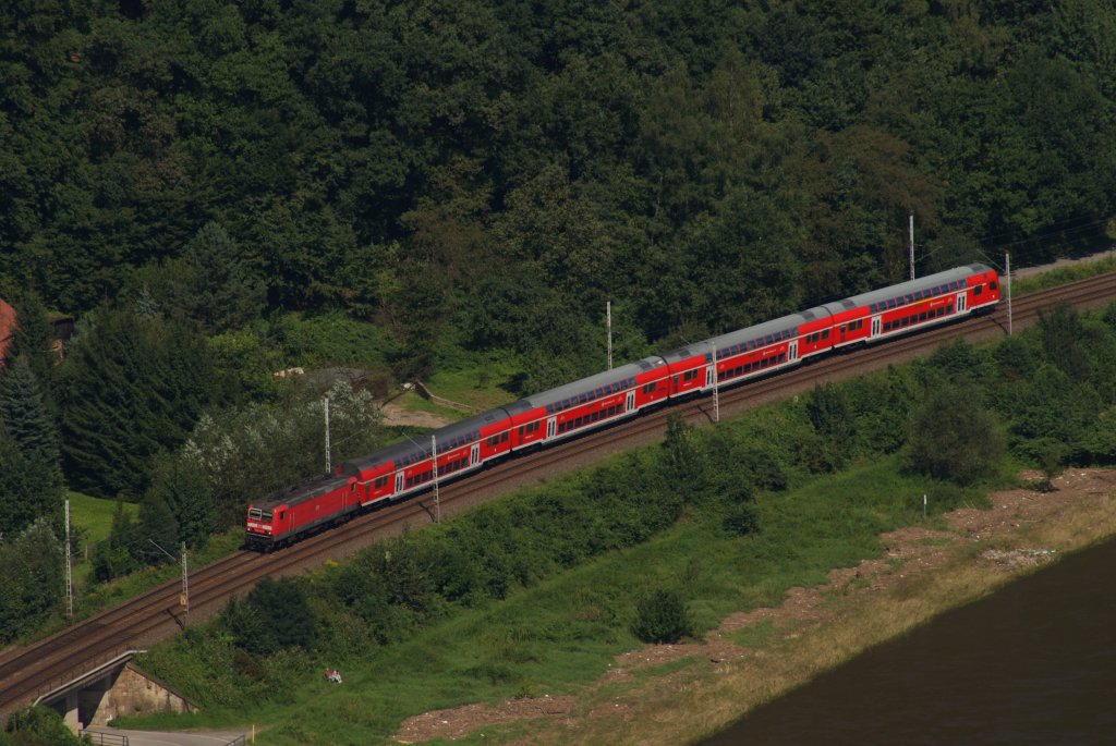 143 570-0 mit der S1 nach Schna in Knigstein am 20.08.2010