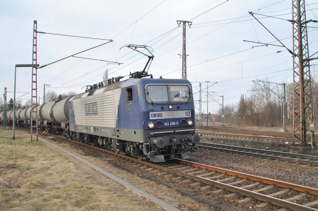 143 638-3, am 12.03.2011 in Lehrte.